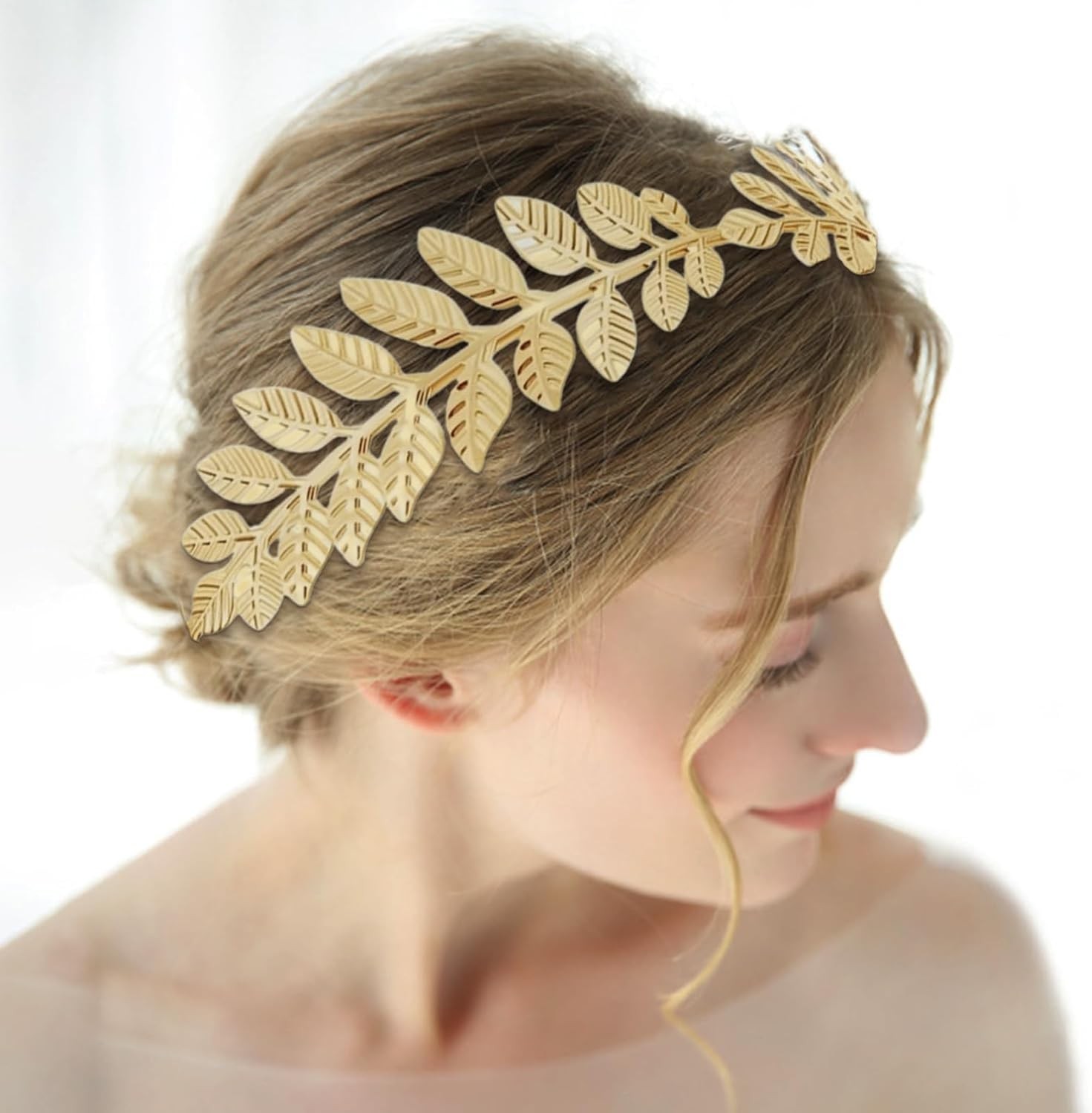 Greek Goddess Costume Accessories Set Grecian Roman Toga Accessories Golden Laur