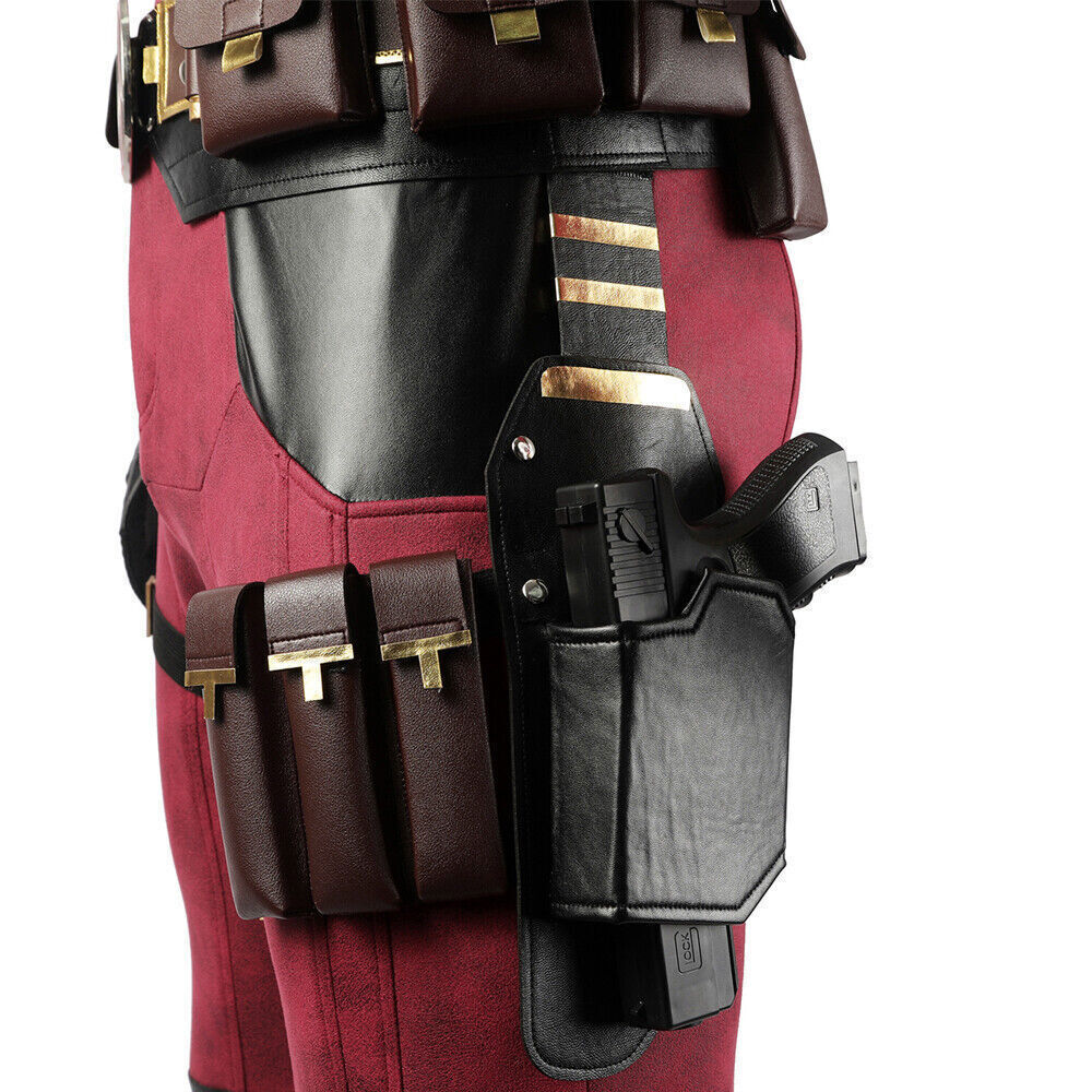 Deadpool 3 Wade Wilson Outfits Cosplay Costume Jumpsuit Mask Full Suits Custom
