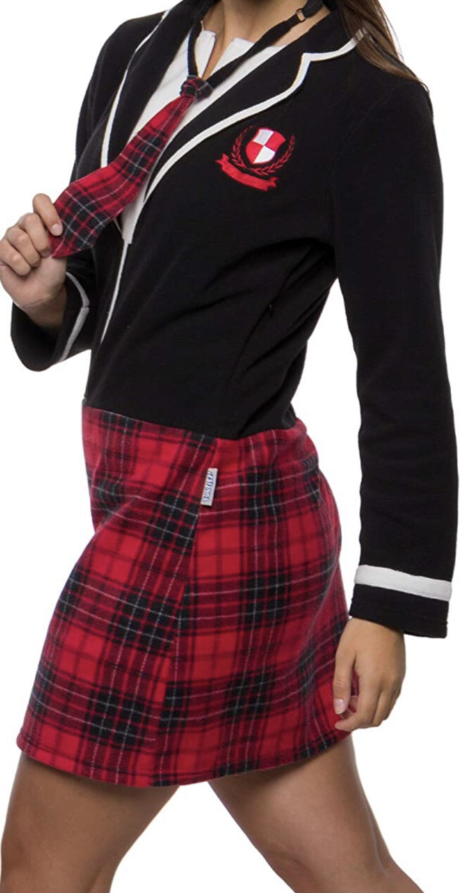 School Girl Romper Cosplay Slim Fit One Piece Nerd Costume Medium