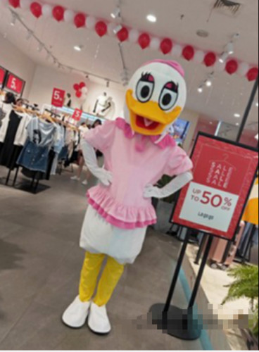 Adult Donald Duck Mascot Costume Suits Cartoon Party Dress Character