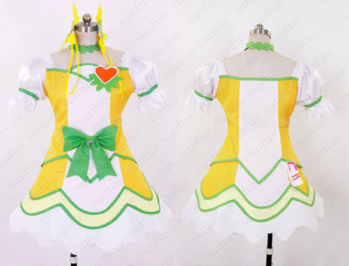 Dokidoki! PreCure Cure Rosetta Alice Yotsuba cosplay costume anime