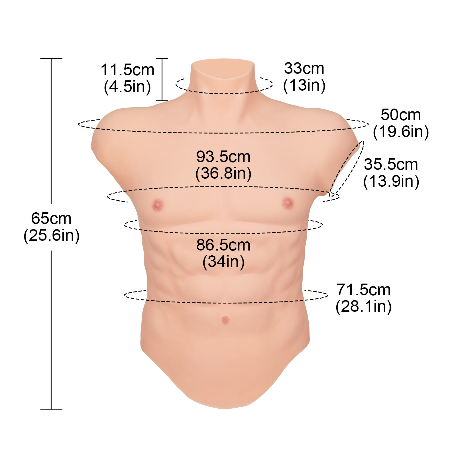 Male Chest silicone Muscle Suit Simulation Fake Muscle Abdomen Cosplay Costumes