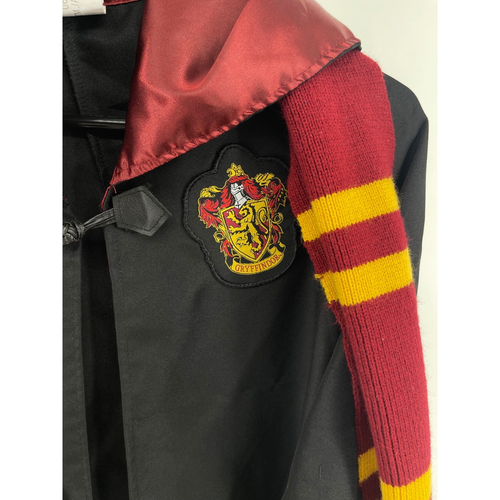 Harry Potter Gryffindor Costume Robe and Scarf Set Kids Small 4-6 Disguise