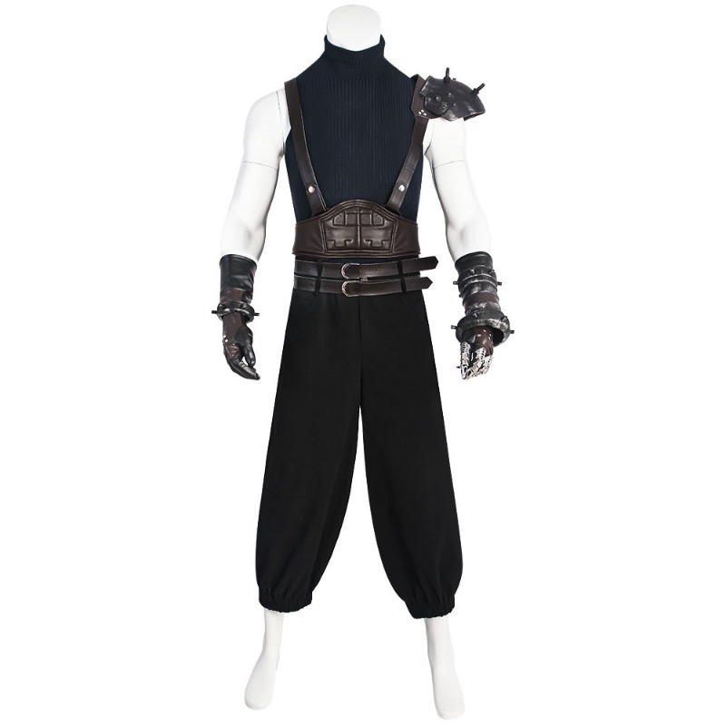 Final Fantasy 7: Rebirth Cloud Strife Cosplay Costume Set Halloween Outfit Gift