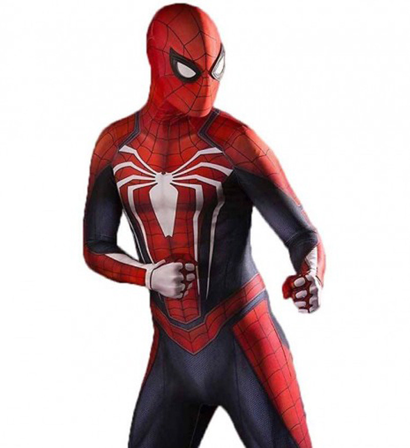 PS4 Spider-Man Cosplay Costume Halloween Spiderman Zentai Suit for Adult / Kids