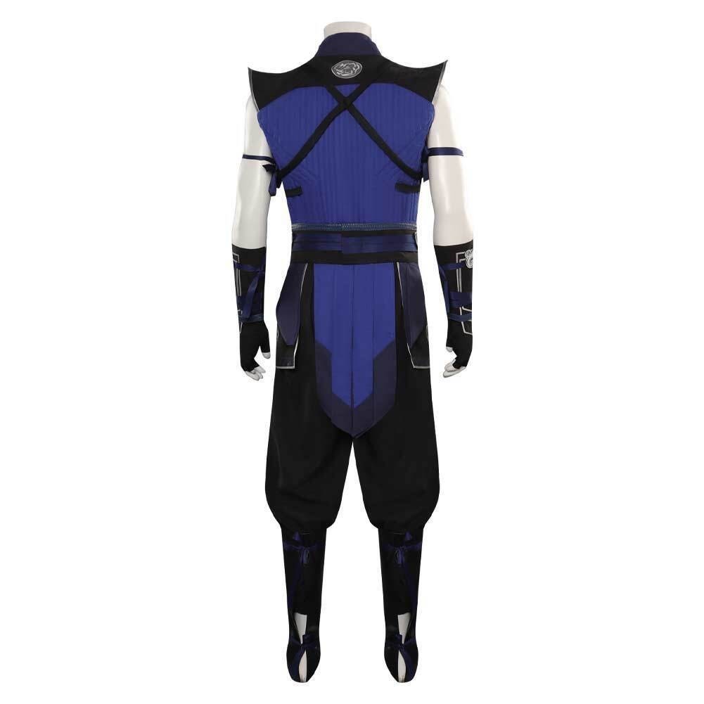 Sub-Zero Blue Outfit Mask Cosplay Costume Men’s Halloween Carnival Party Suit