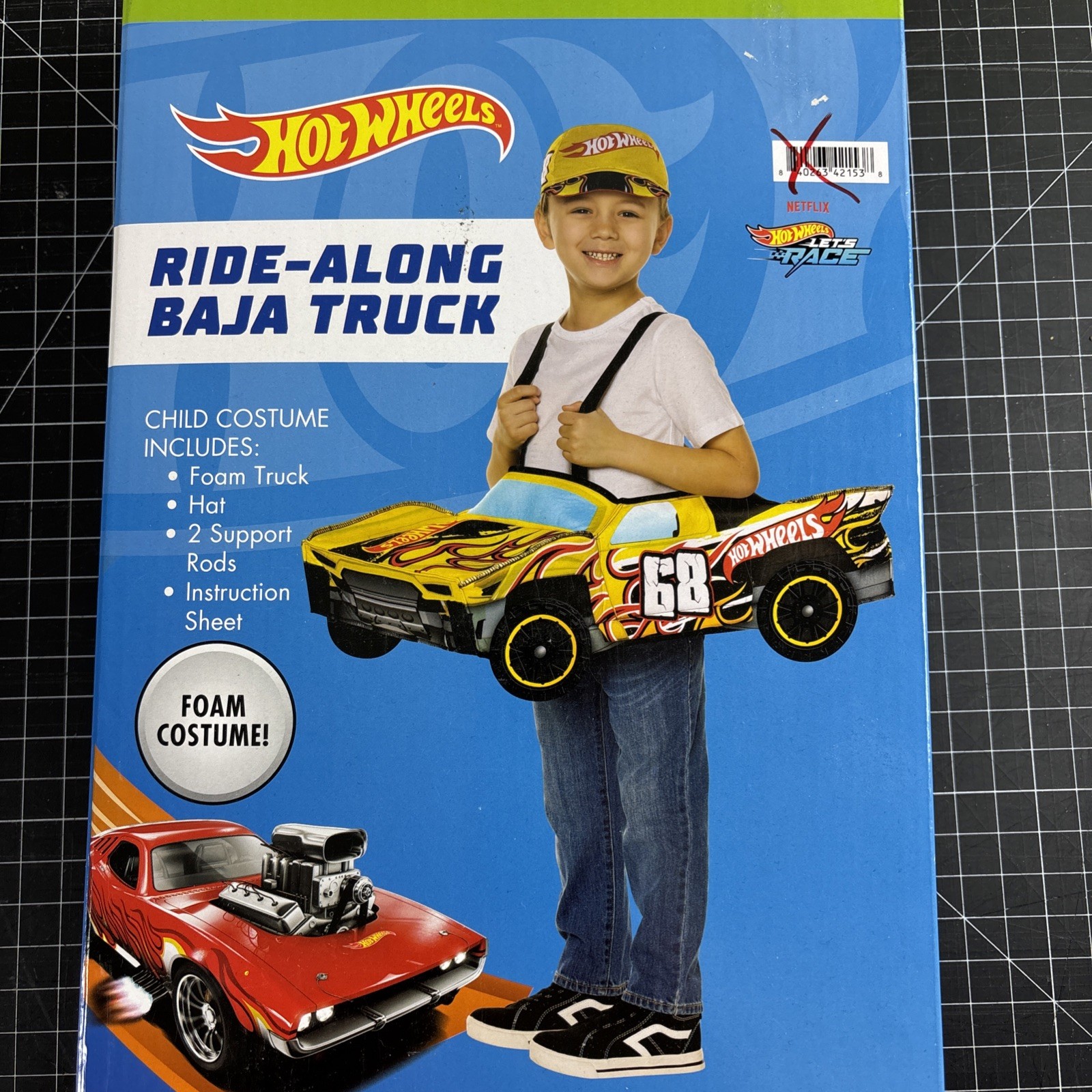 Hot Wheels Ride-Along Baja Truck Toddlers’ Fits (2T) -(3T-4T) NEW