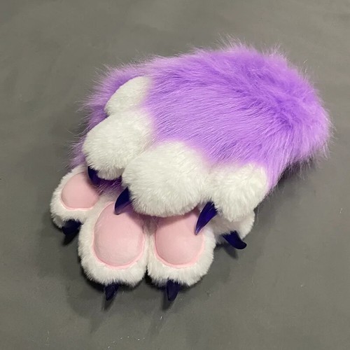 Furry Animal Paws Gloves Fursuit Kigurumi Cosplay Costume Wearable Paw Props