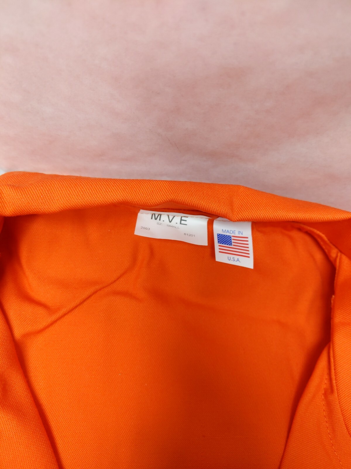 Pullover Collared with Pocket Shirt Orange size 3X