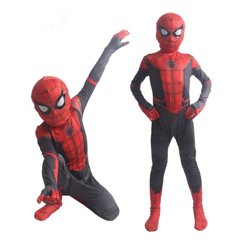 Kids Superhero Costume Boys Halloween Cosplay Bodysuit Party Dress Up Suit