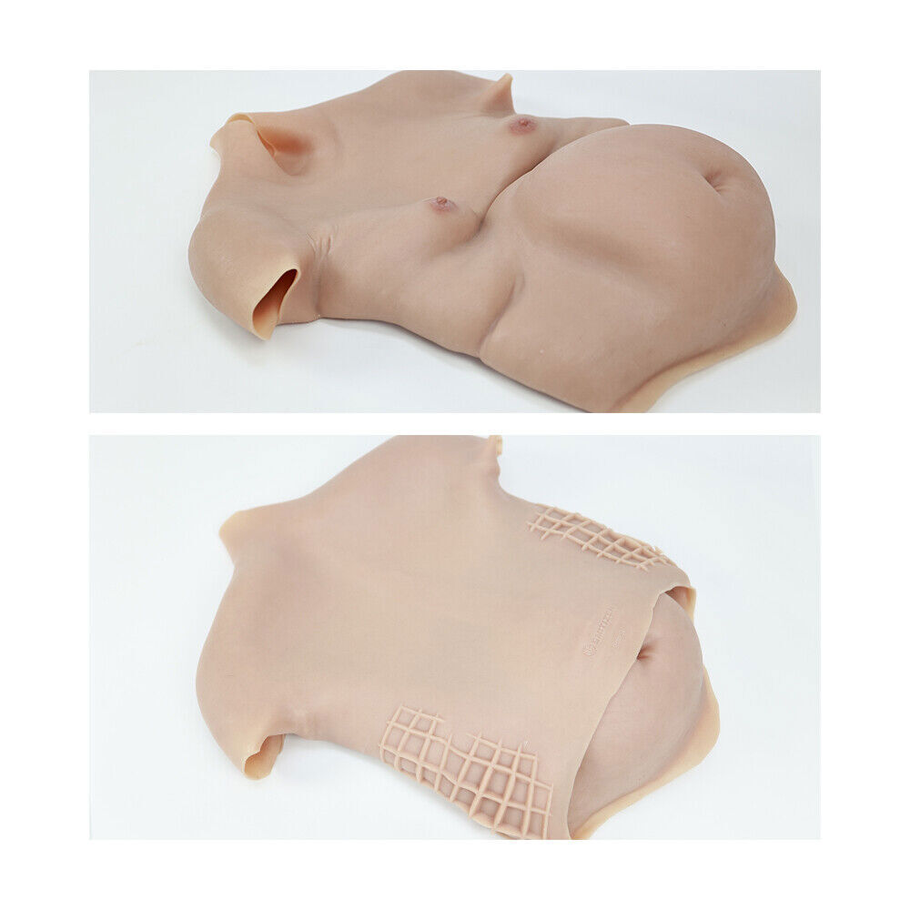 SMITIZEN Silicone Upper Body Suit man Beer Belly Cosplay Costume Male Fat Belly