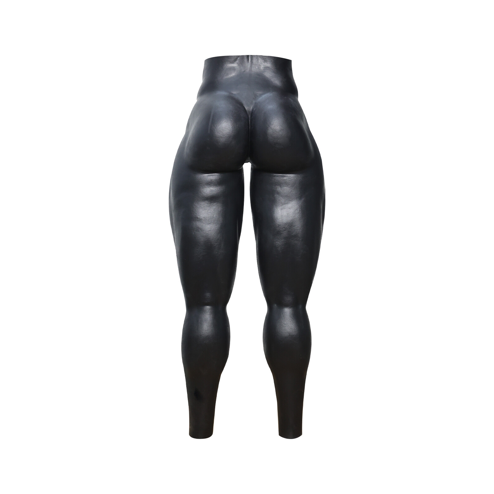 SMITIZEN Black Silicone Muscle Suit with Arms Realistic muscle pant fetish