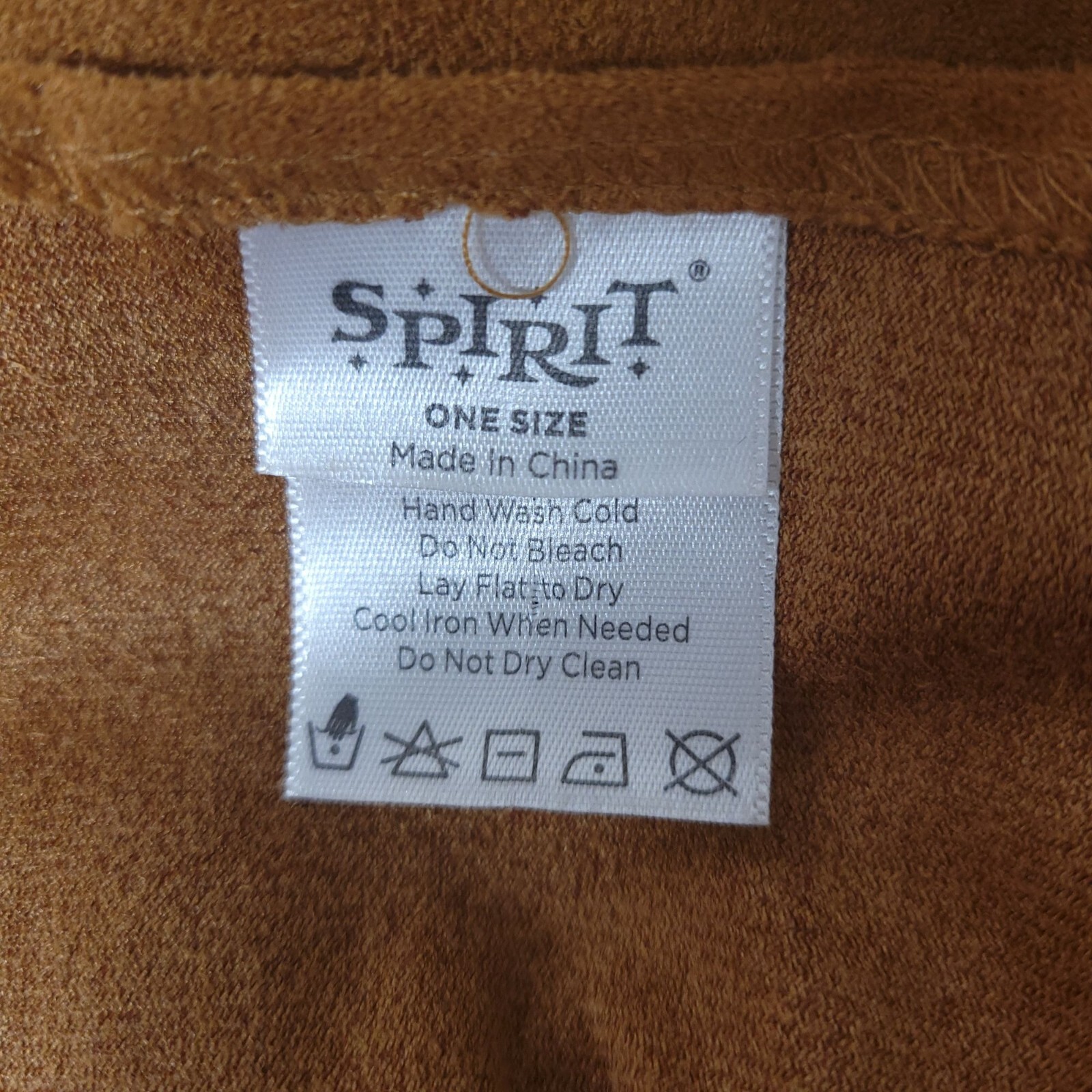 Spirit Adult Free Spirit Babe hippie Halloween costume poncho only