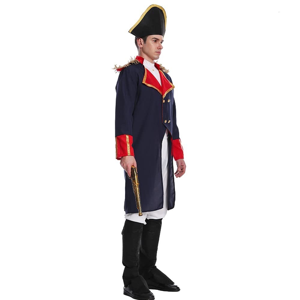 Men’s Napoleon French Emperor Costume – Halloween Dress Up Outfit, Historical At