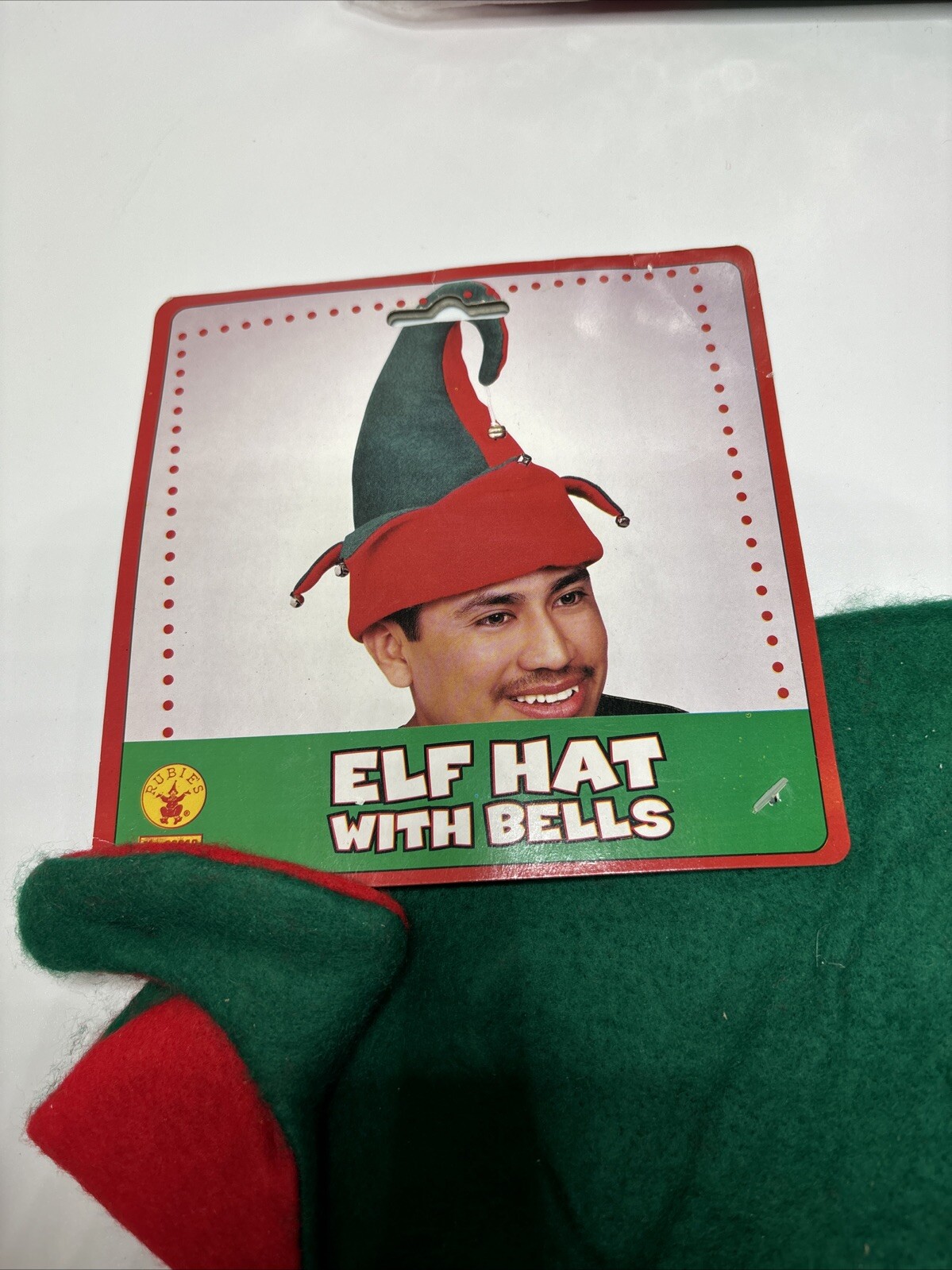 NWT Rubie’s Elf Tunic Adult One Size Fits All 2 Piece Plus Xmas Elf Hat W/ Bells