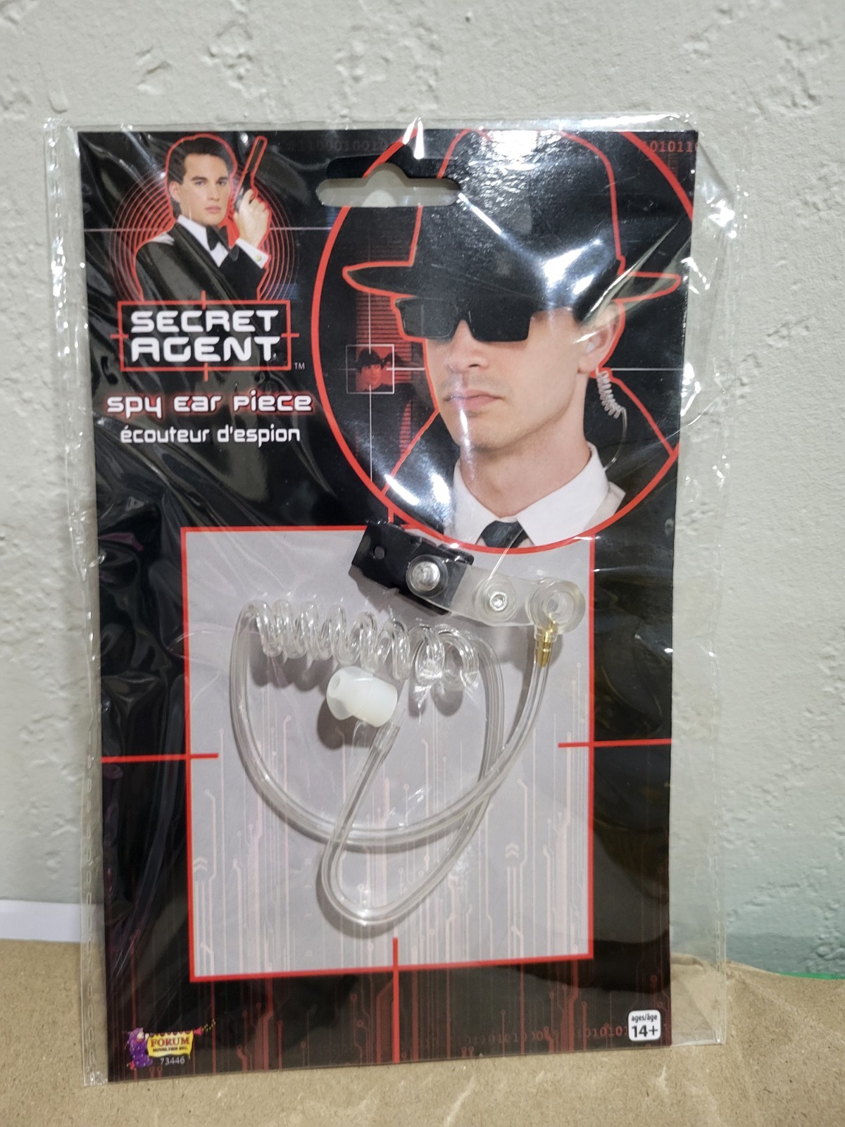 Forum Novelties Secret Agent Spy Earpiece Costume Accessory, Plastic One Size