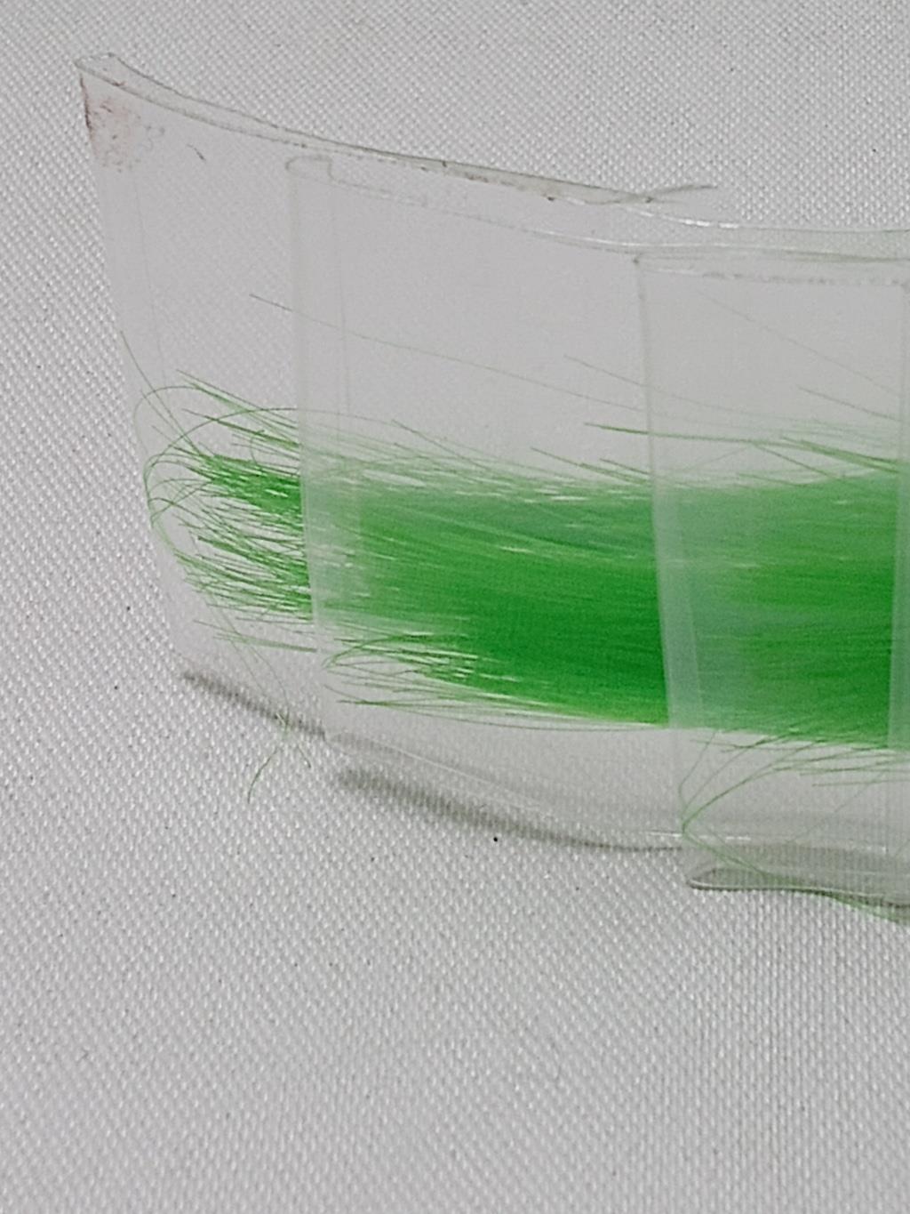 LANSE Hair Extensions 10 pcs 22 inch Synthetic Long Green Hair with Clips