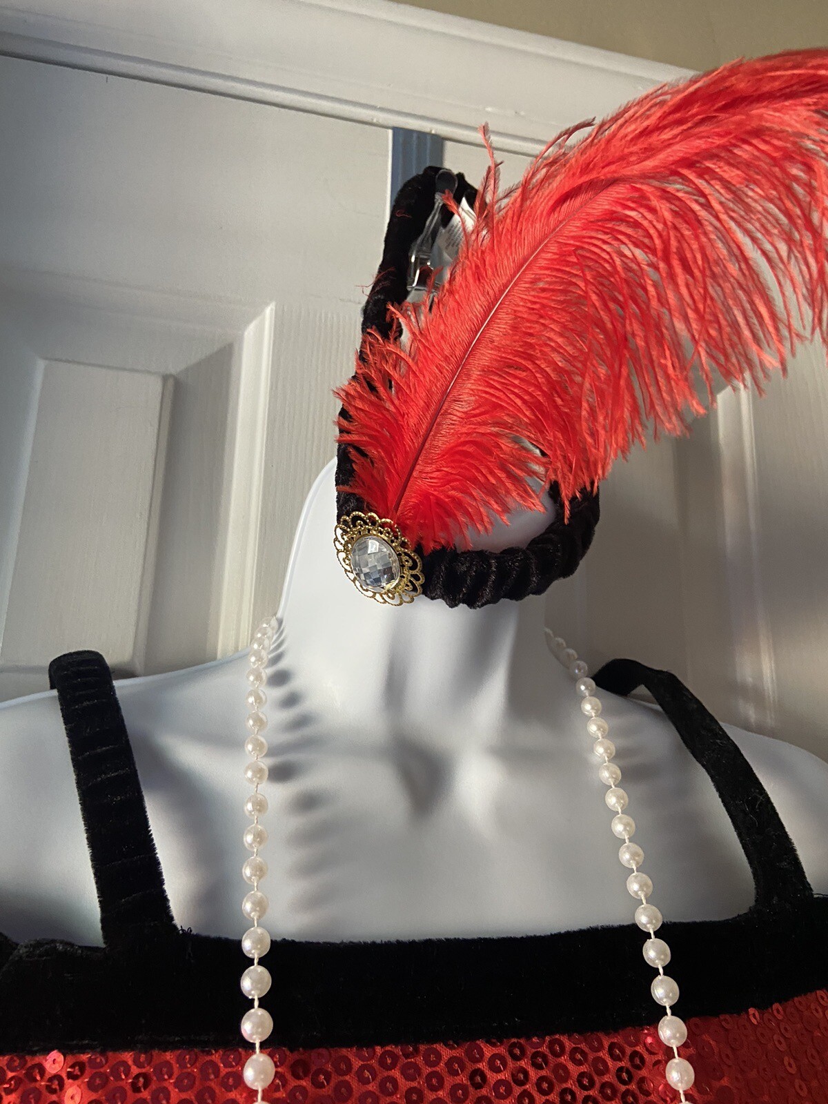 Hallow’s Eve Roaring 20’s Flapper Dress Sequins Child Size Lg (14)/ Adult Sz 2-4
