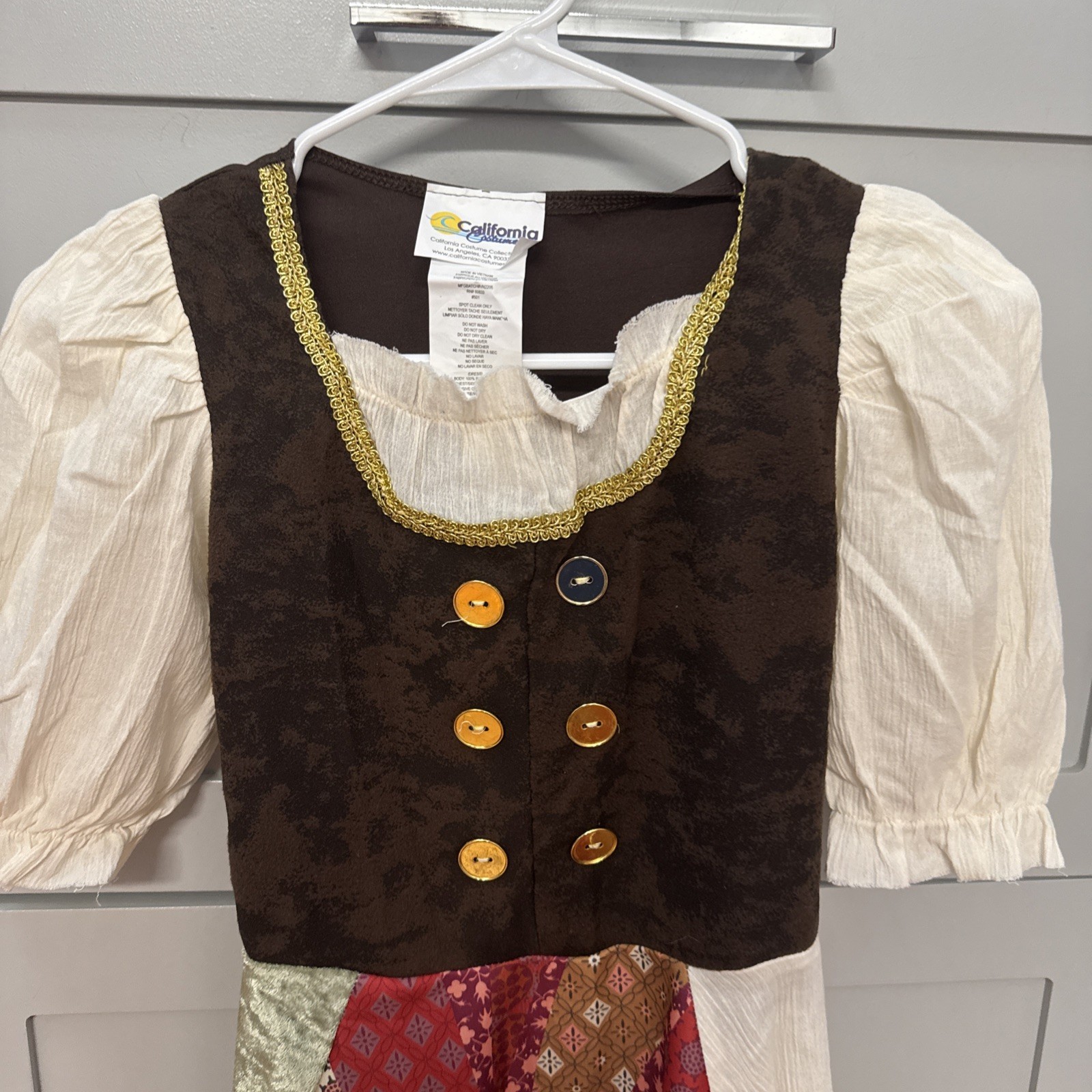 California Costumes Child Medium Boho Pirate 8/10 EUC Costume Halloween