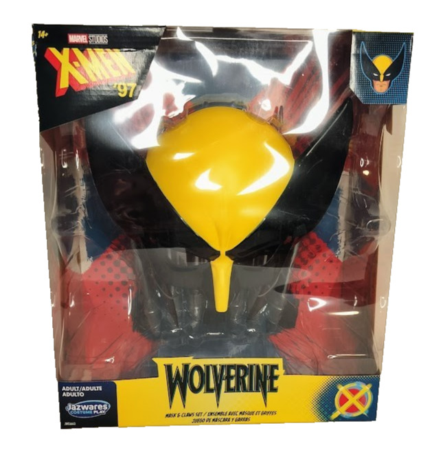Jazwares Marvel Studios X-Men ’97 Wolverine Mask & Claws Set Adult