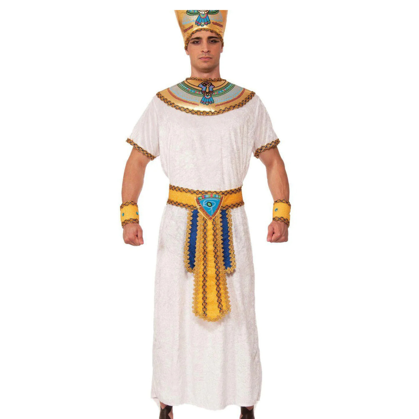 Forum Novelties Mens Egyptian King Pharaoh Costume Set Velvet Tunic Crown Size L