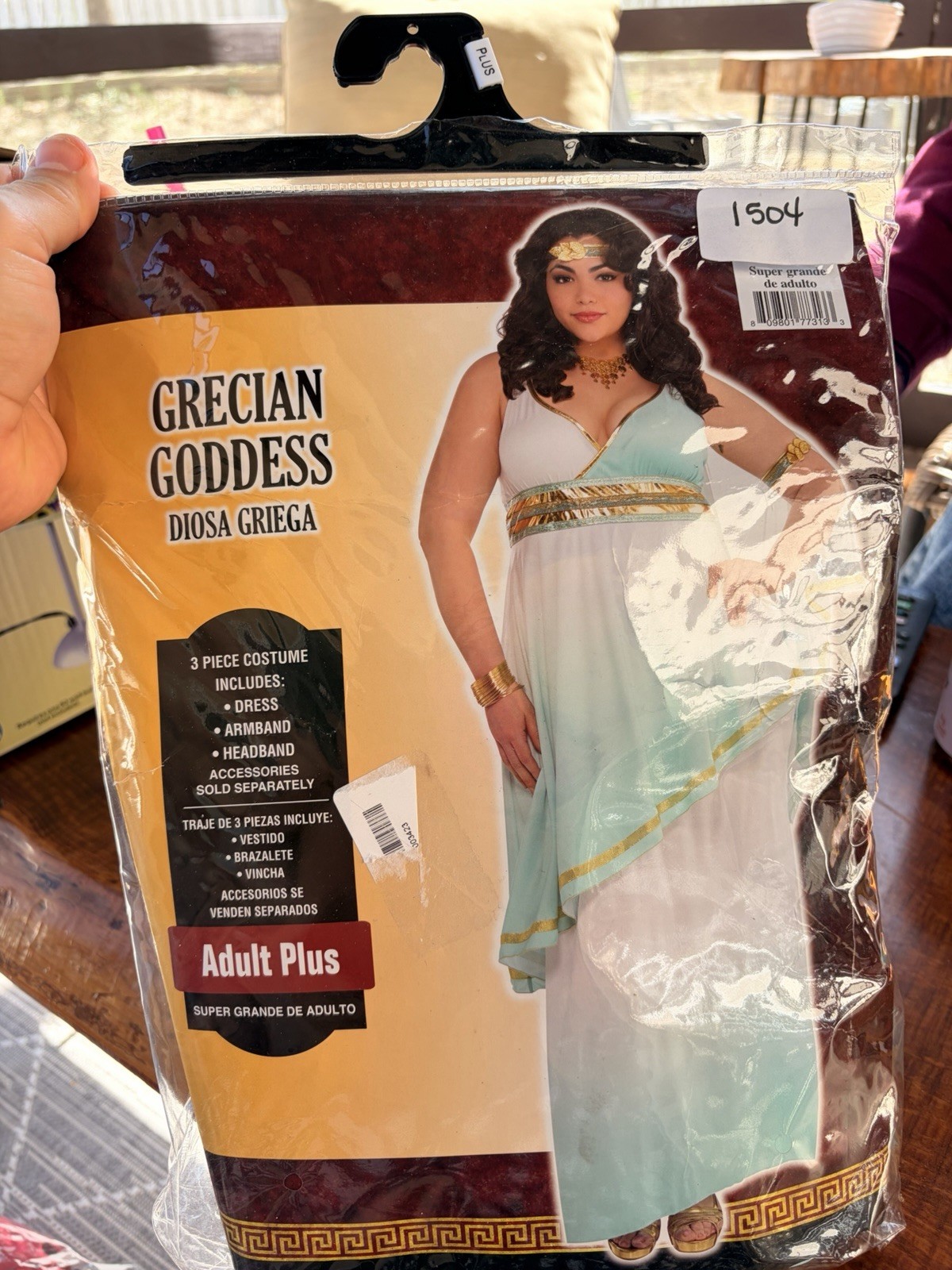 Adult Plus Size Women’s GRECIAN GODDESS Halloween Dress Costume New In bag