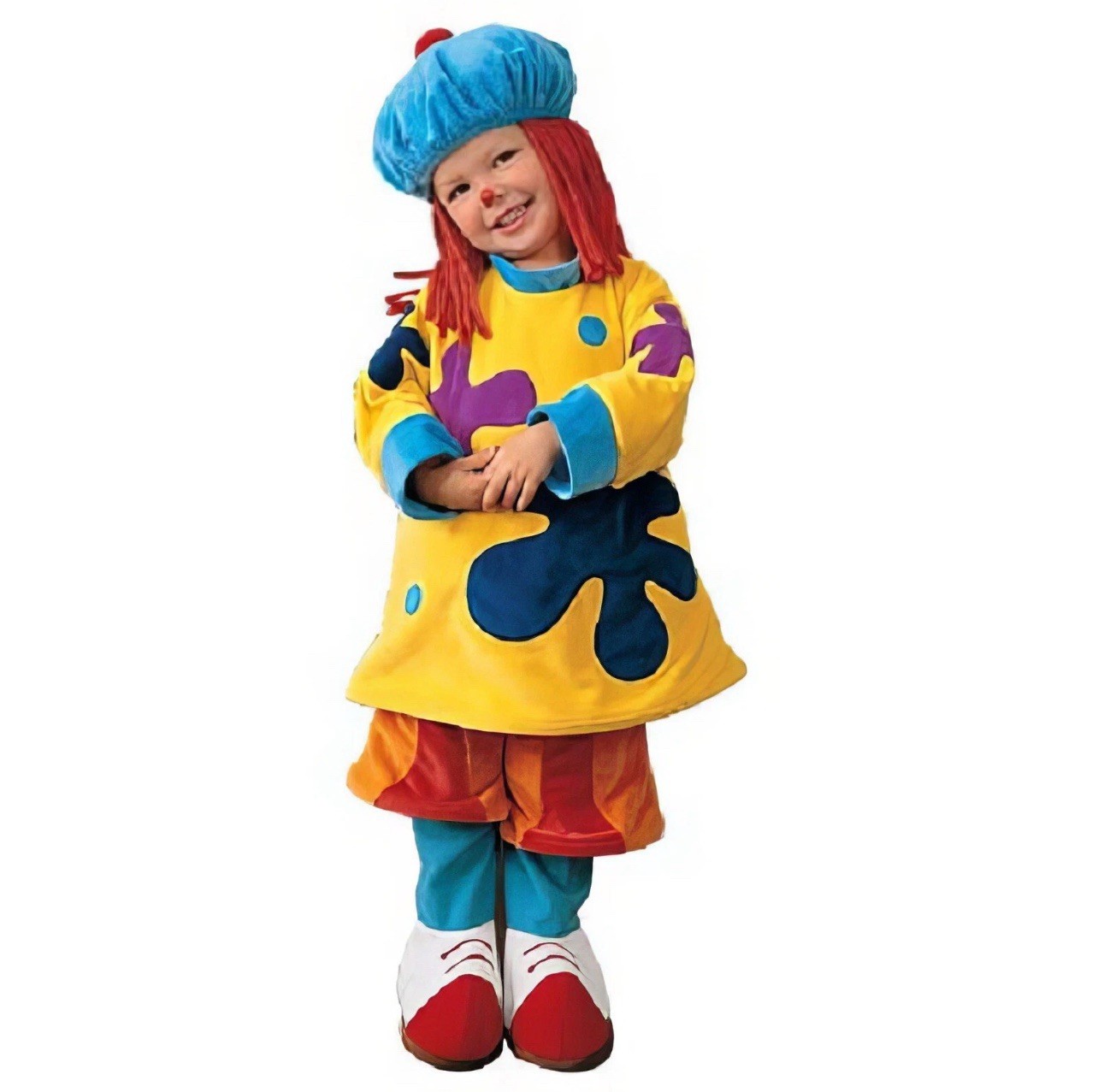 NEW Disney Store Kid Girl XS 4 5 JOJO CIRCUS CLOWN Halloween Costume Complete