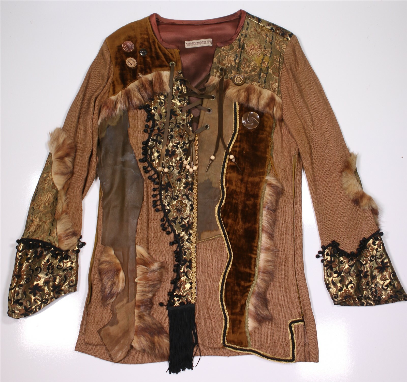 Bill Whitten Custom 70s Rare Unique Native America Style Stage Suit Small Medium