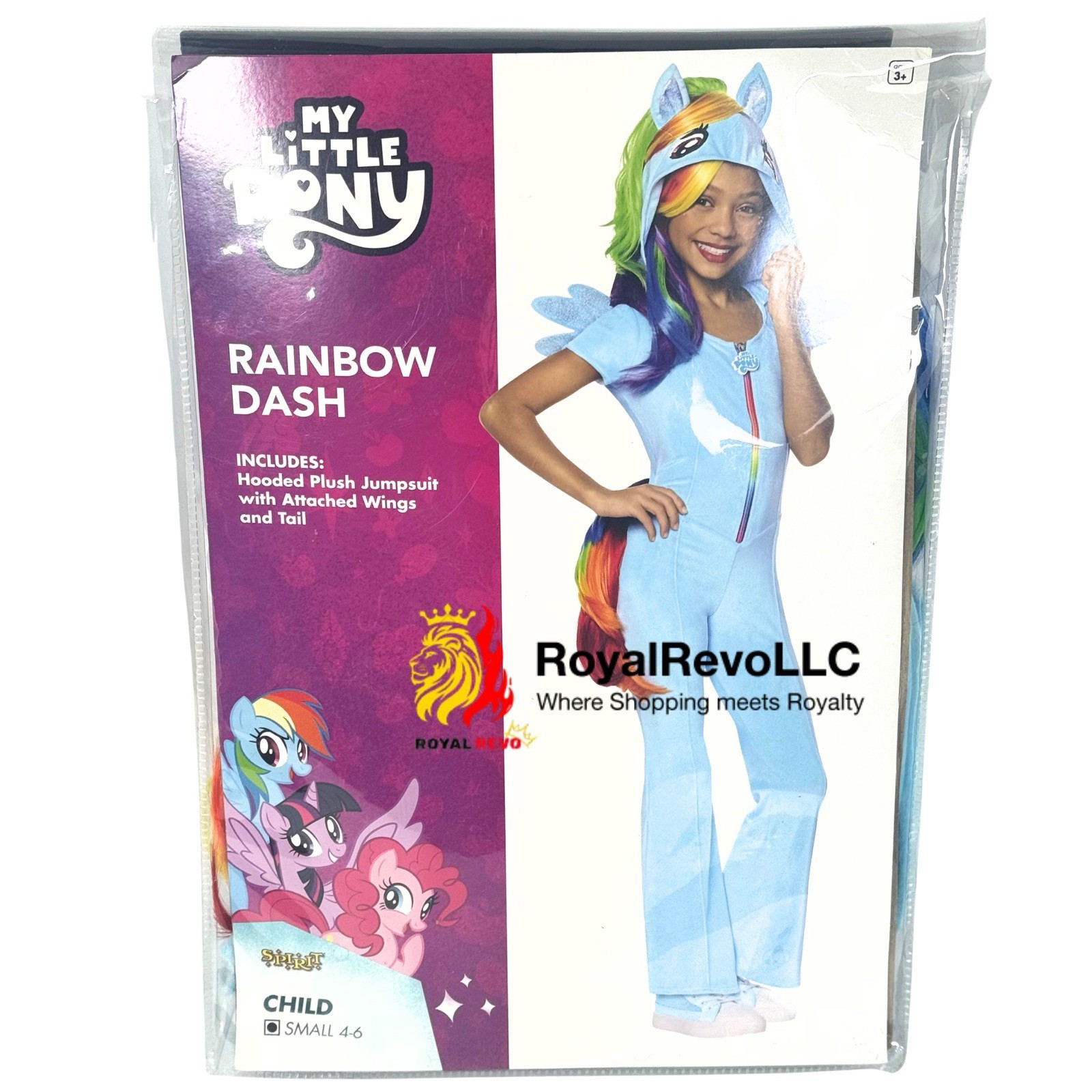 Spirit Halloween Kids Rainbow Dash Costume – My Little Pony Friendship is Magic