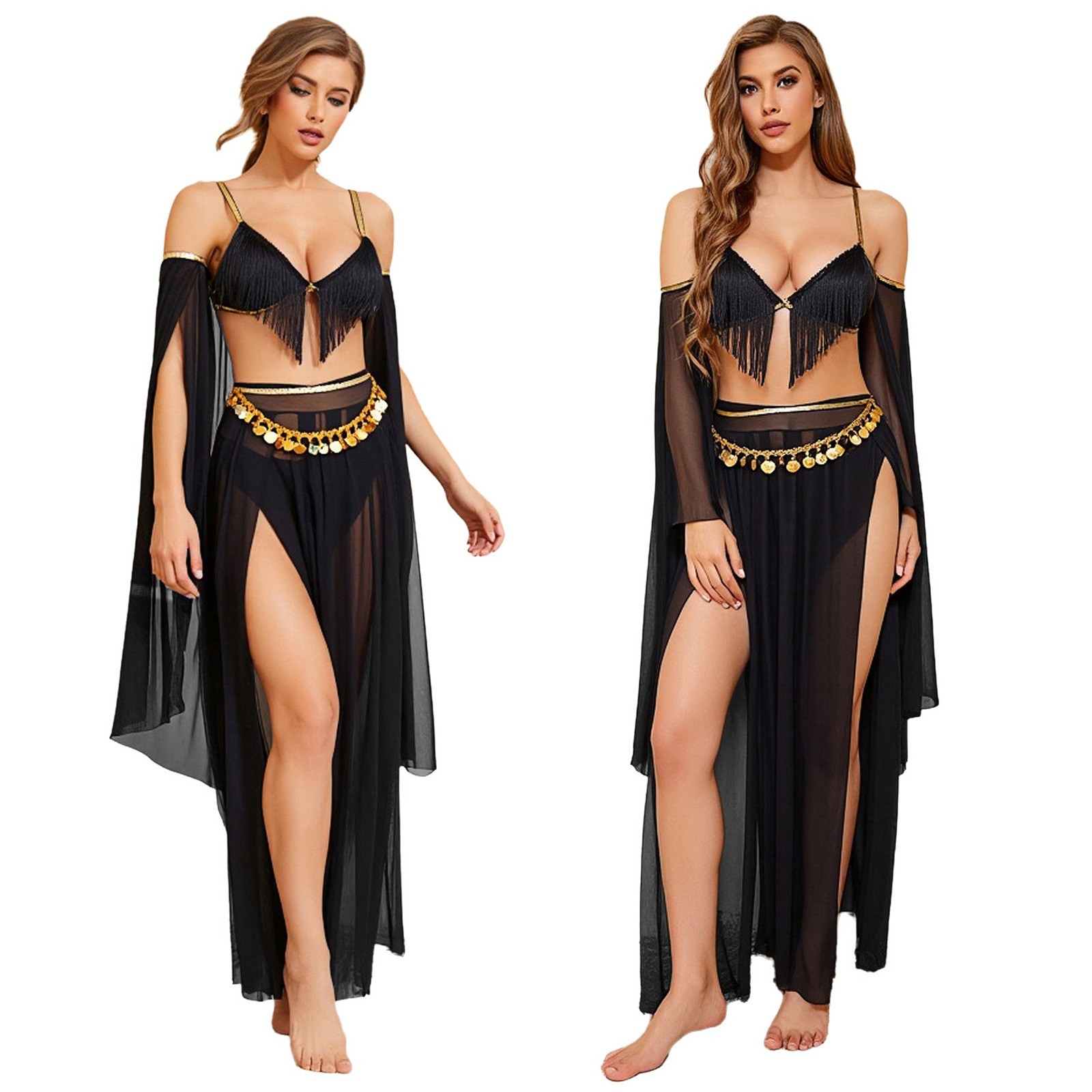 Womens Belly Dance Outfits Themed Party Dancewear Carnival Bra India Skirt Toga