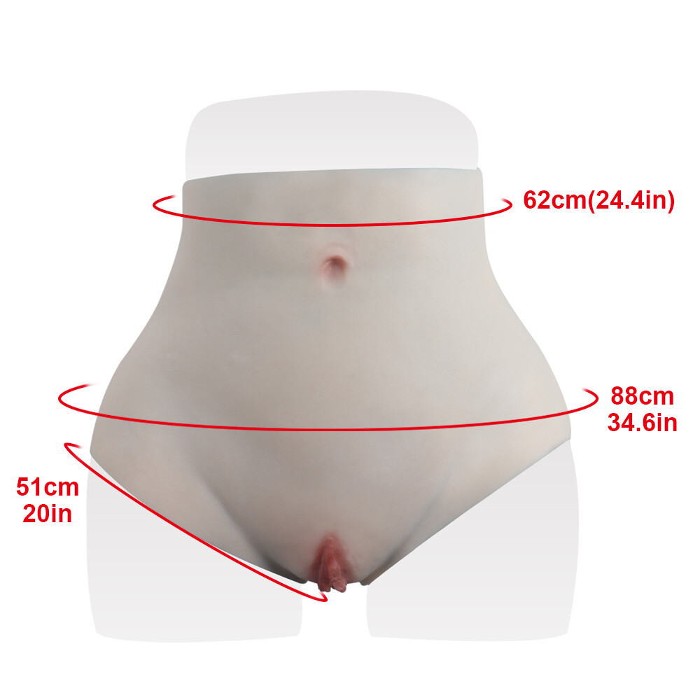 KnowU Silicone Panty Vagina Underwear Hip Up Thicken Hip For Transgender Cosplay