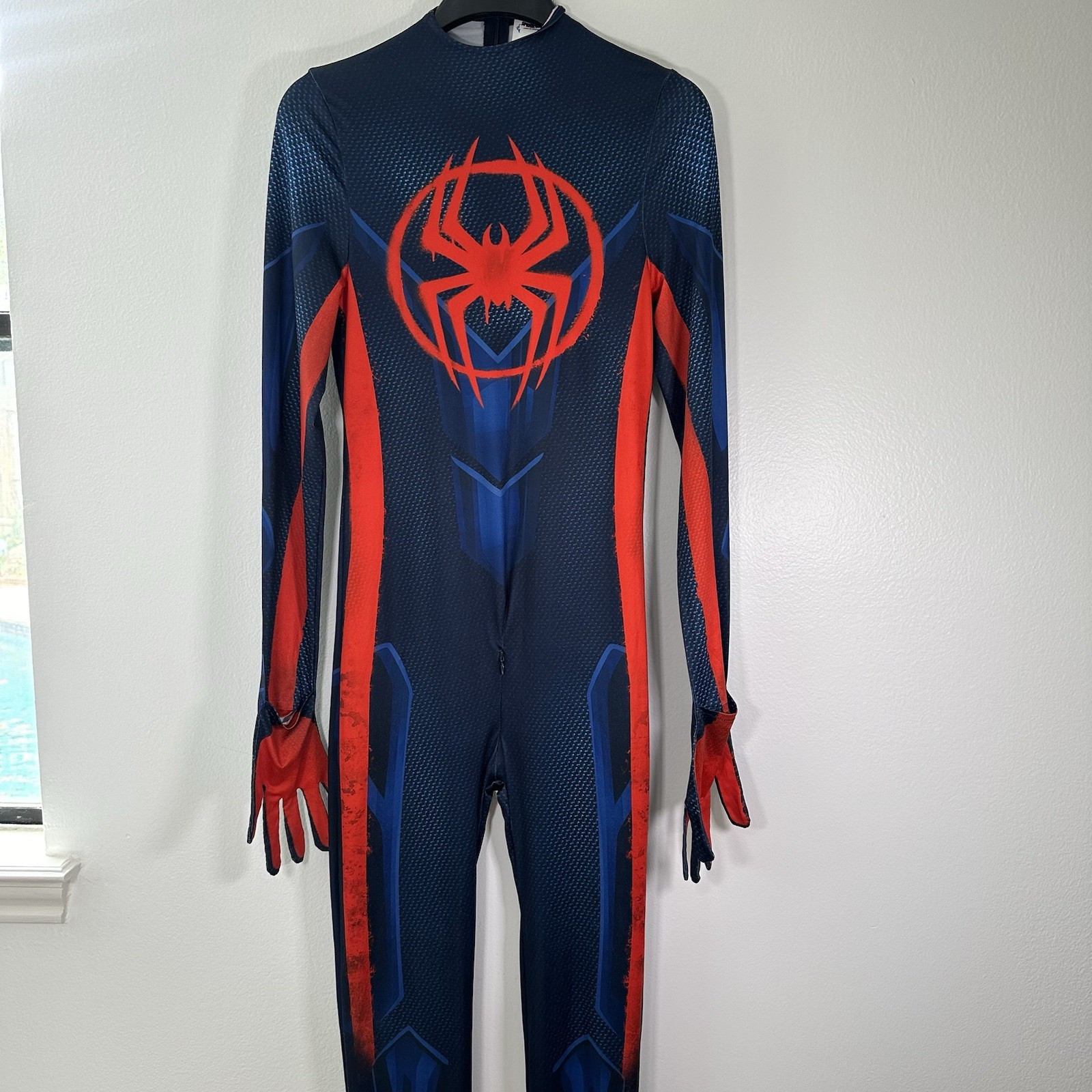 Spider Man Miles Morales Costume Adult XS Full Bodysuit Marvel Jazwares