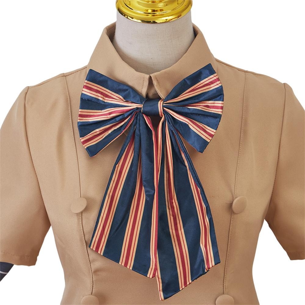 Megan Adult Women Robot Doll Dress Uniform Cosplay Halloween Party Outfit