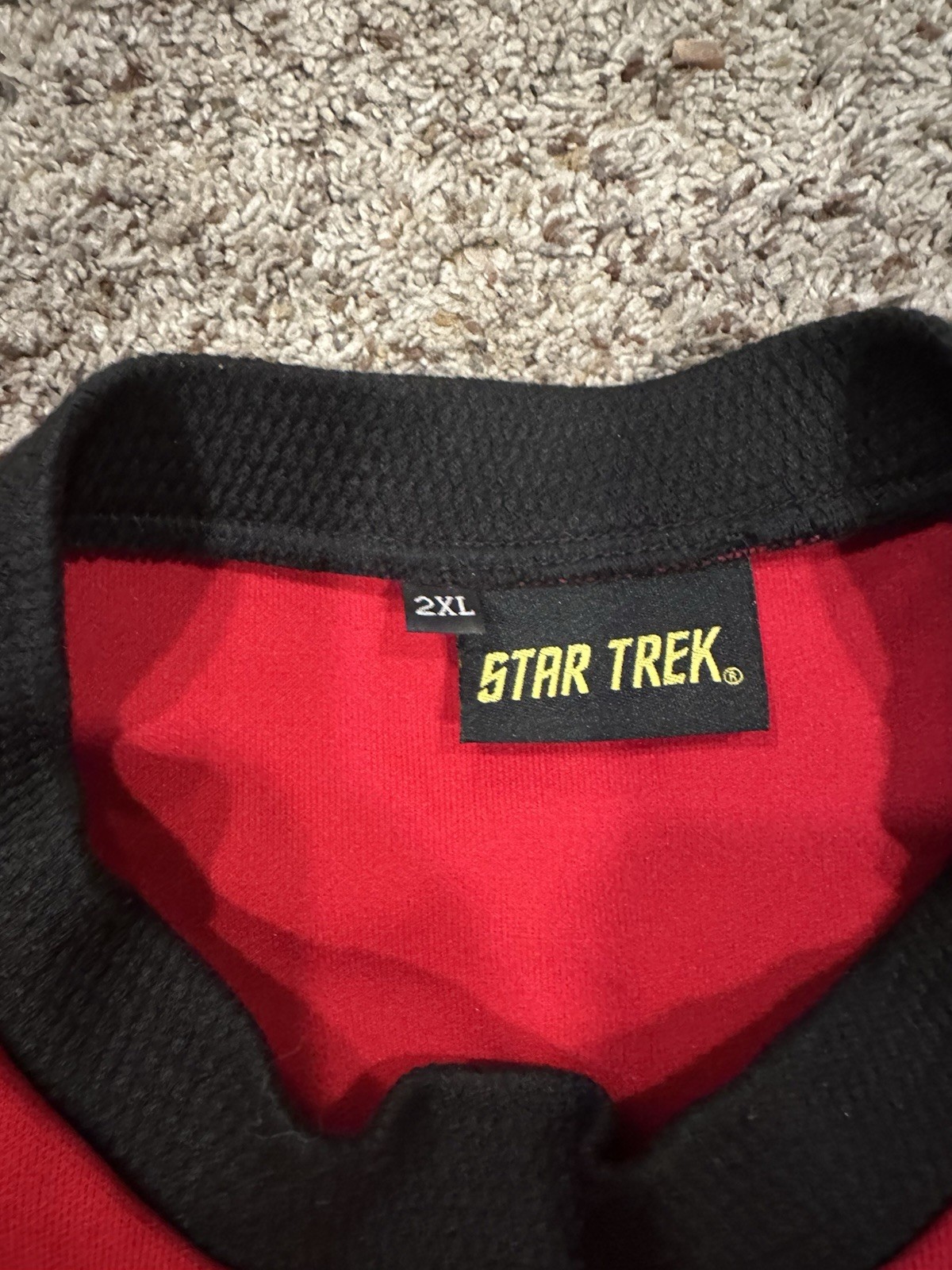 ANOVOS TOS PREMIUM STAR TREK TUNIC SEASON 3 SCOTTY RED MINT UNWORN XXL