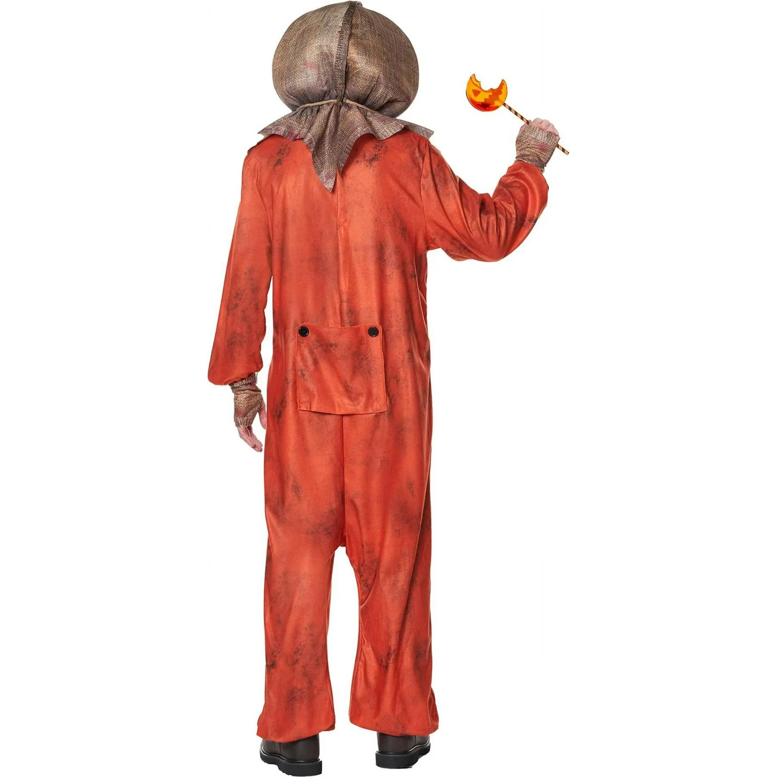 Fun World Trick ‘r Treat Sam SZ M 8 Male Halloween Costume with Mask and Gloves