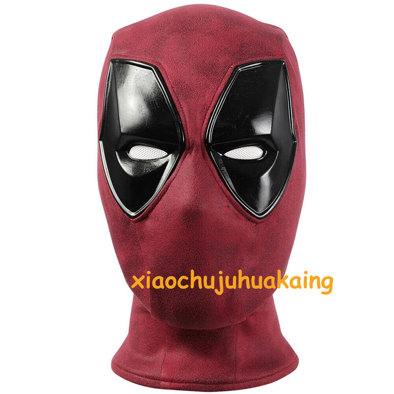Deadpool 3 Wade Wilson Cosplay Costume Accessories Red Mask Belt Halloween Suit