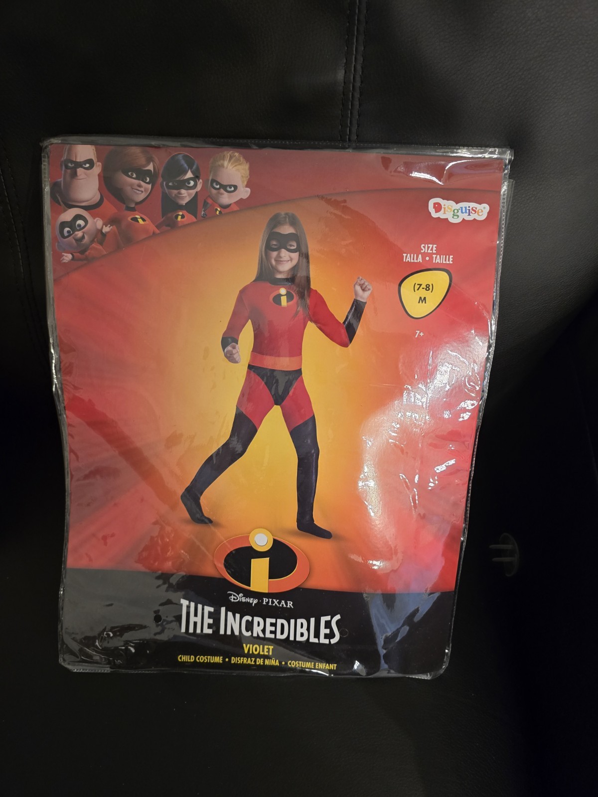 Disguise Disney Pixar Incredibles Violet Child Costume Complete Outfit M (7-8)