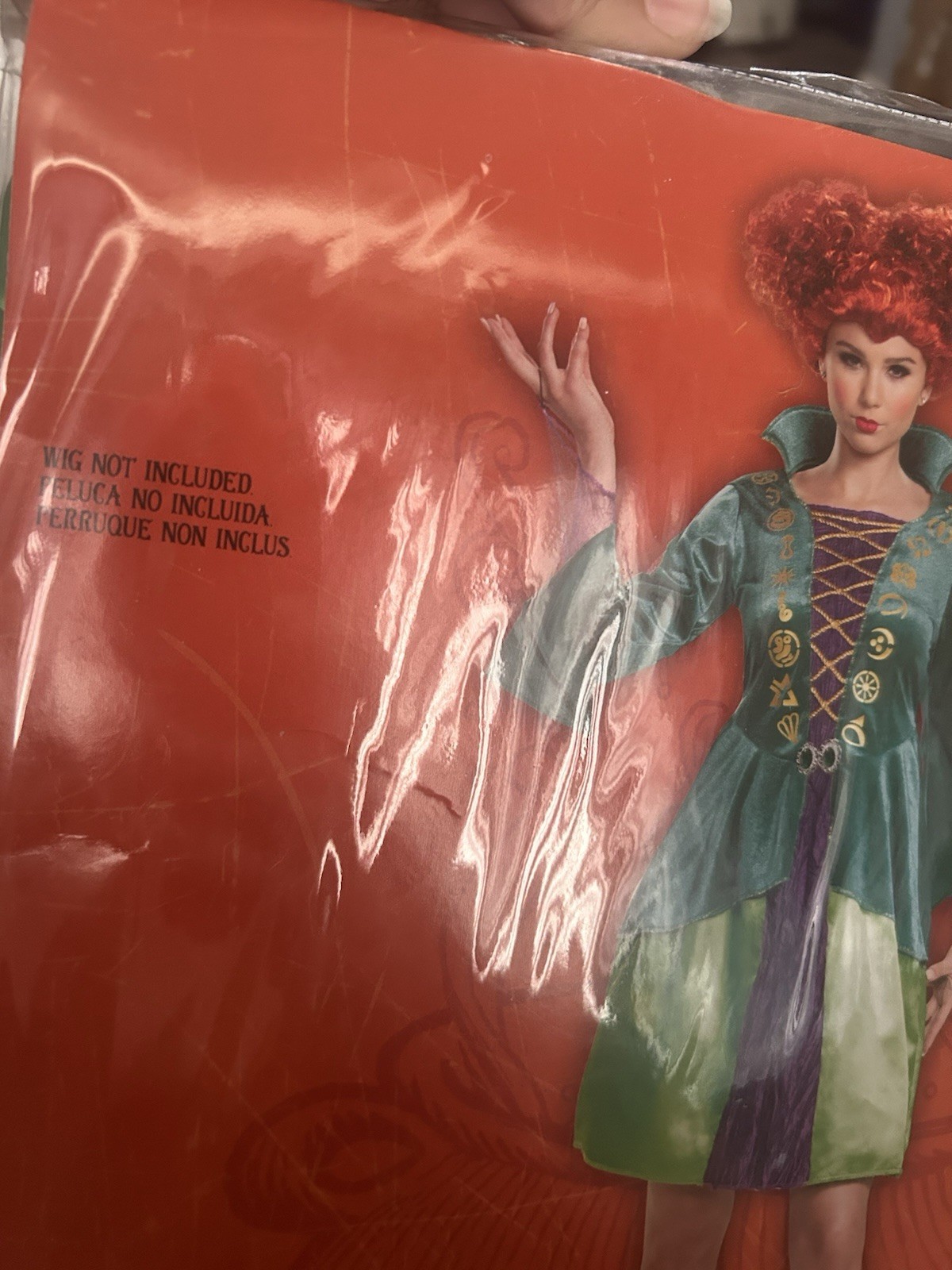 Wini Hocus Pocus Adult Halloween Costume M Medium (8-10) Wig Not Included