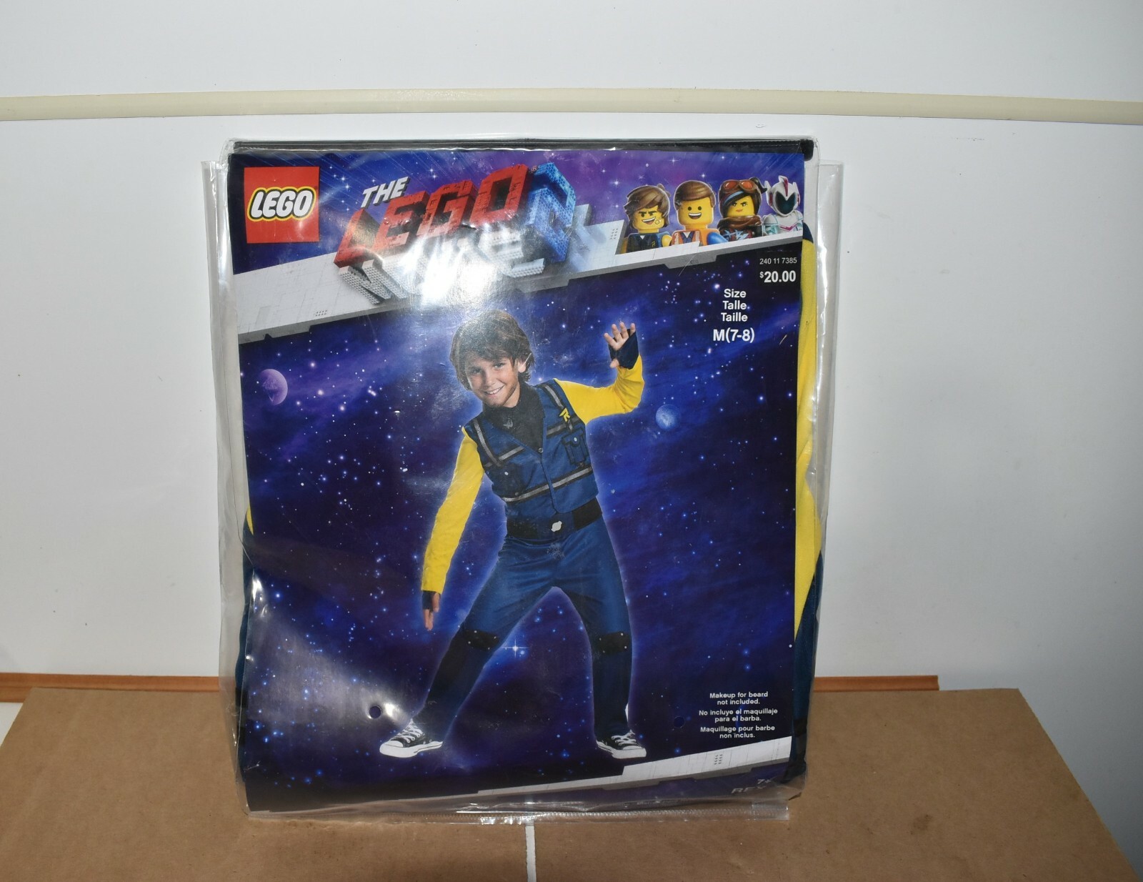 New Childrens Costume The Lego 2 Movie Rex 7+ Size M (7-8)