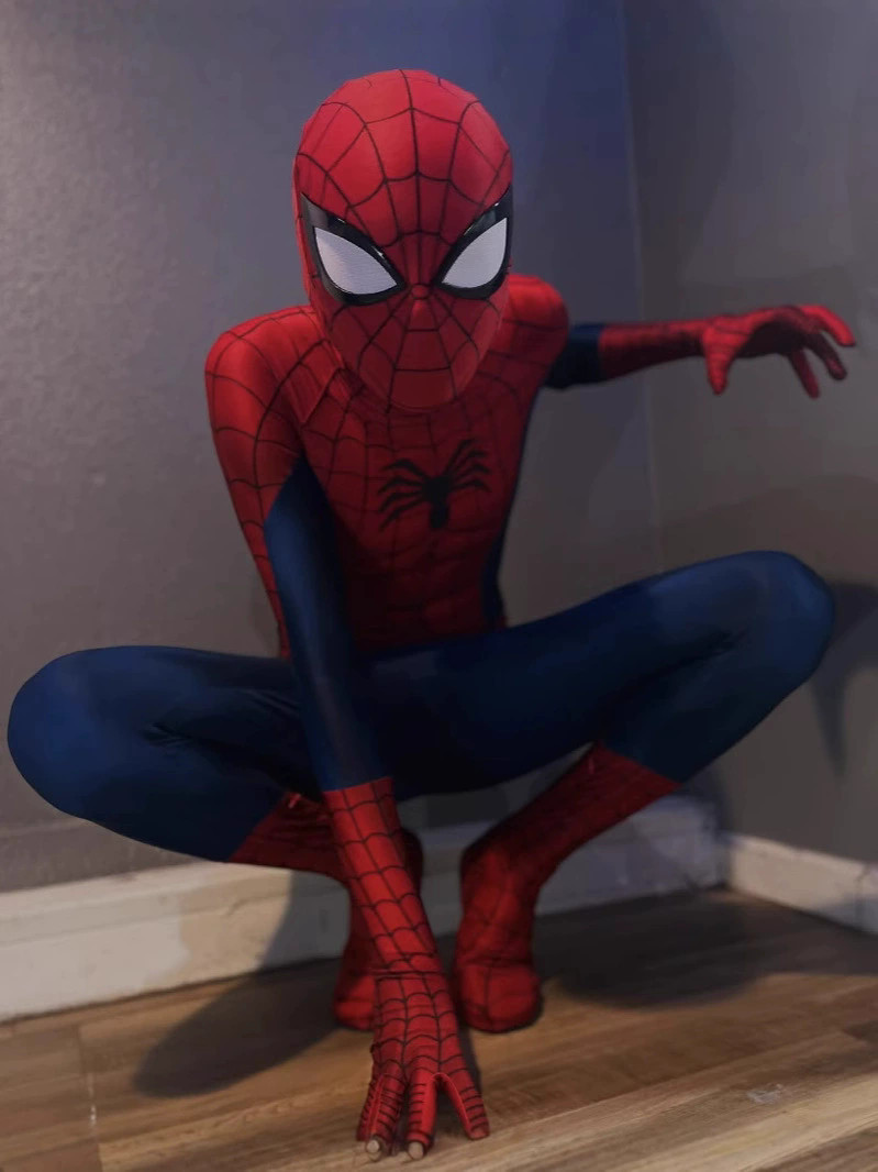 Ultimate Spider-Man Jumpsuit Cosplay Costume Halloween Spiderman Bodysuit Cos