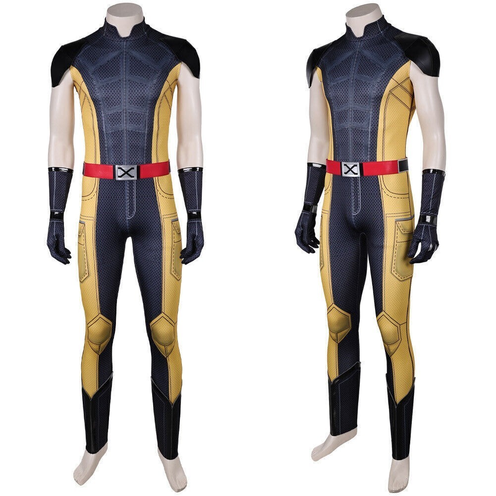 Dead Cosplay pool Wolverine James Logan Costume Jumpsuits Halloween Men Bodysuit