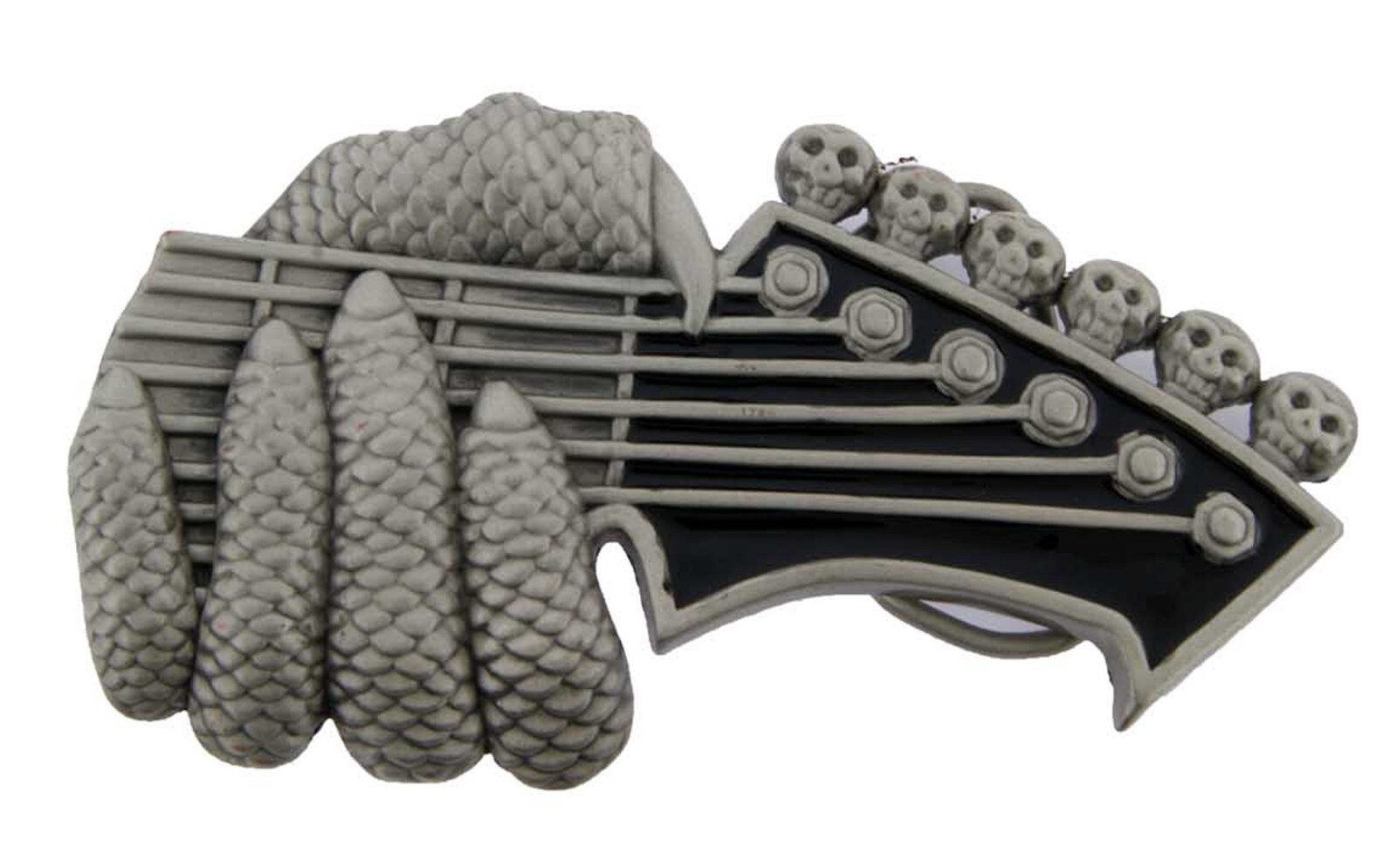 Tatoos Skull Metal Belt Buckle Halloween Party Women Mens Costume Gift Guitar