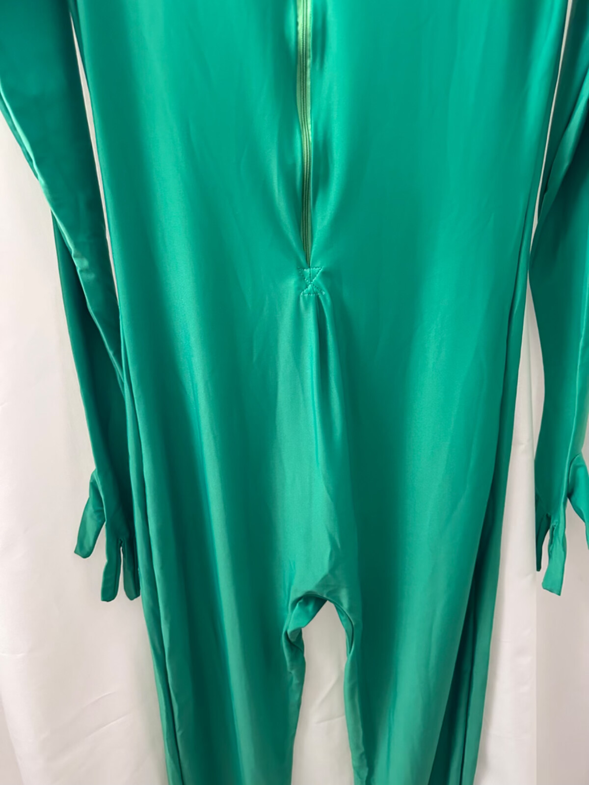 Green Chromakey Body Suit Full Foot & Glove w/Separate Mesh Face Hood Included