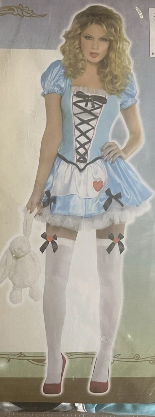 Amscan 842776 Sexy Alice in Wonderland Costume, Adult Medium Size, 1 Piece