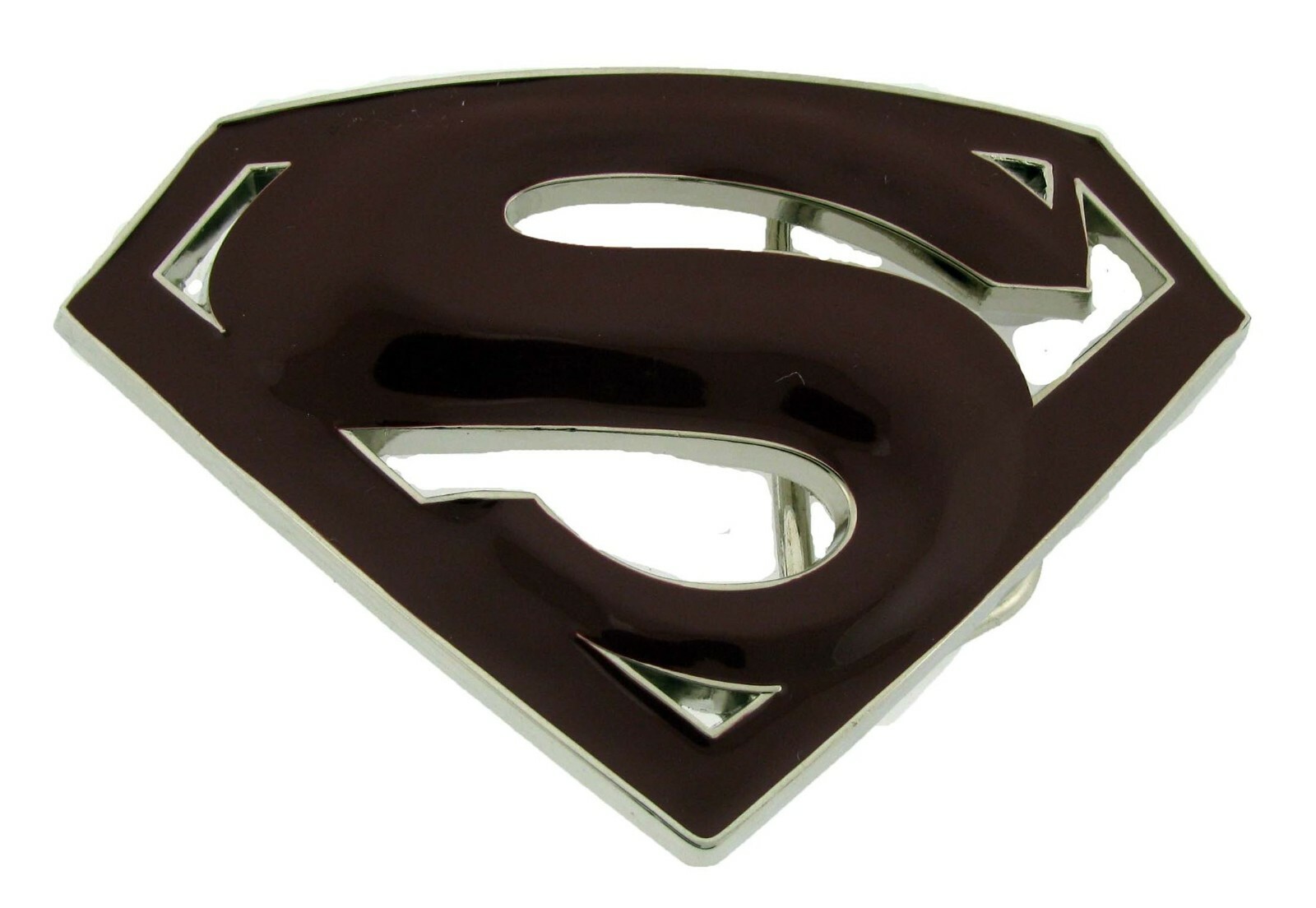 Superman Belt Buckle DC Comics Original Superhero Cosplay Costume Burgundy Metal