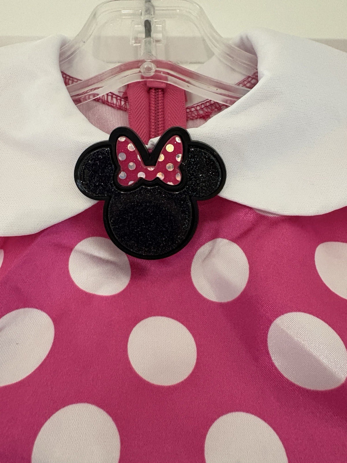 Disney Minnie Mouse Dress Up Costume – Girls Size 2T, Includes Small Disney Fan