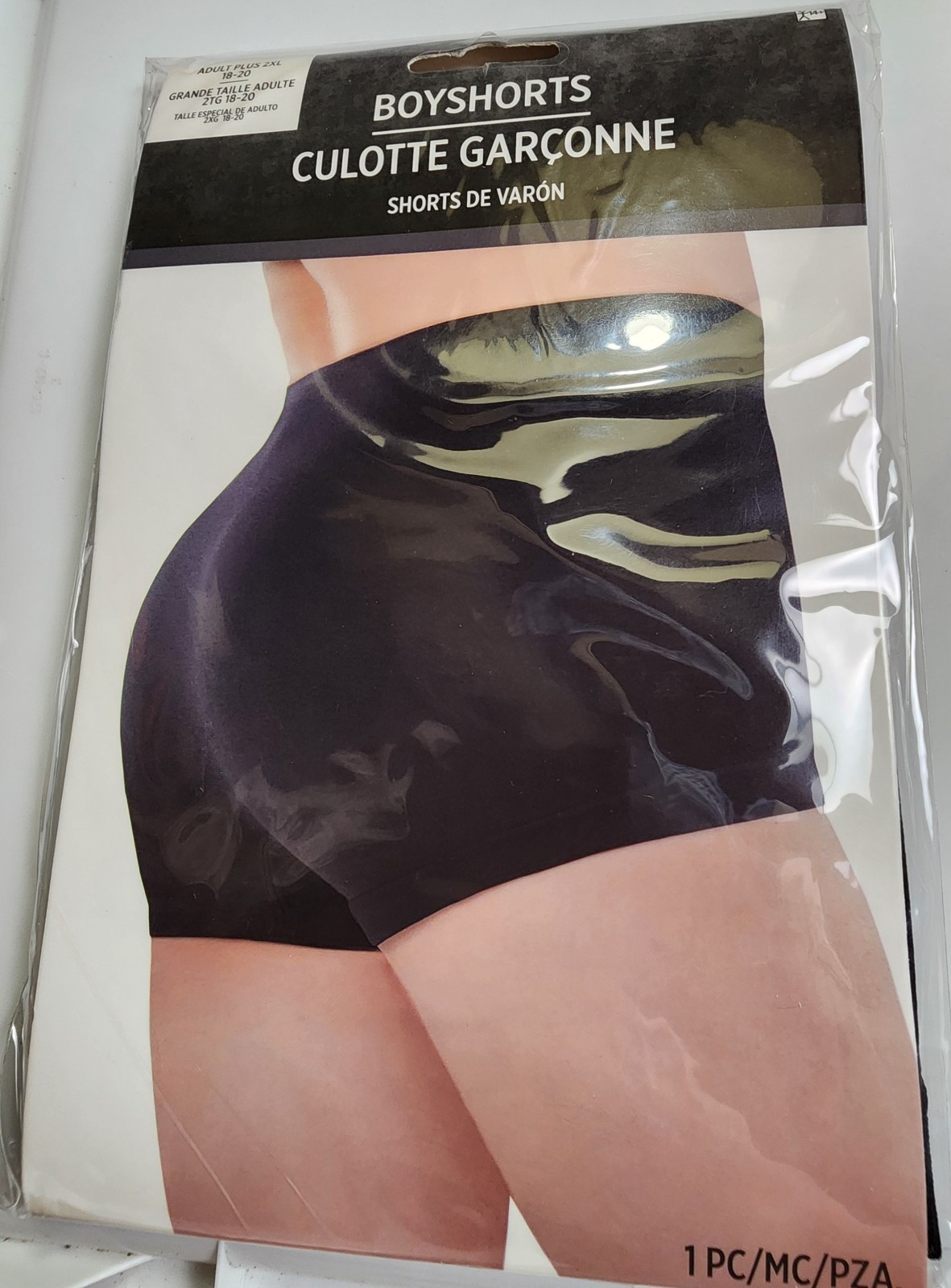 Halloween Cosplay Costume Black Boy Shorts Women’s Size 2XL 18-20 NEW