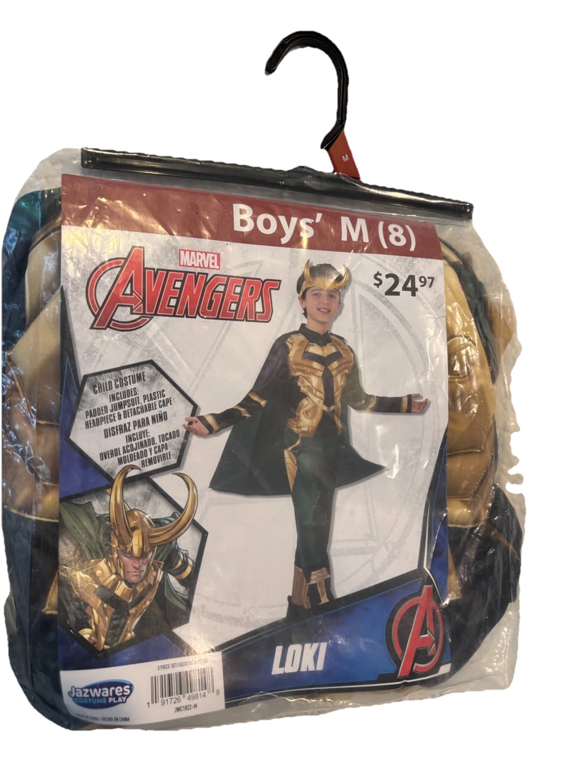 Jazwares Boys M (8) Marvel Avengers Loki Child Halloween Costume