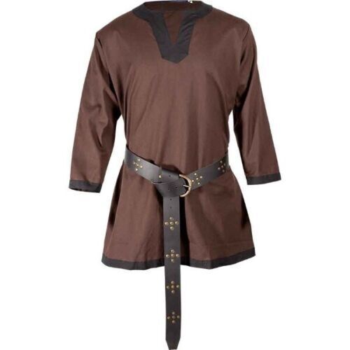 Medieval Knight Tunic Viking Clothing Long Sleeve Costume Reenactment Cosplay
