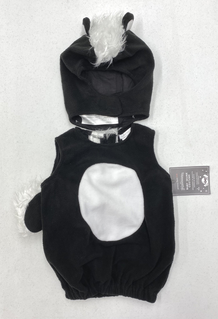 Pottery Barn Baby Kids Halloween Costume Skunk Size 12 – 24 Months #104